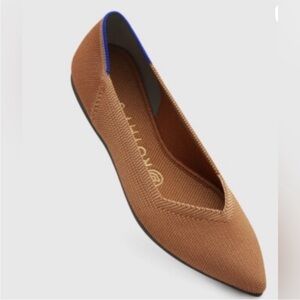 Rothy's RARE Fawn Color Pointy Toe. Size 9.5. EUC